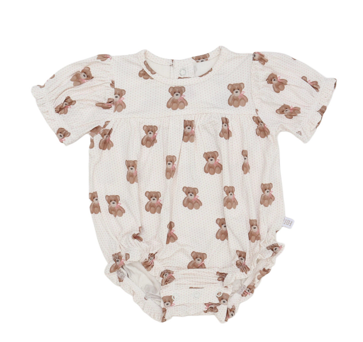 Pink Beary Cute Bamboo Bubble