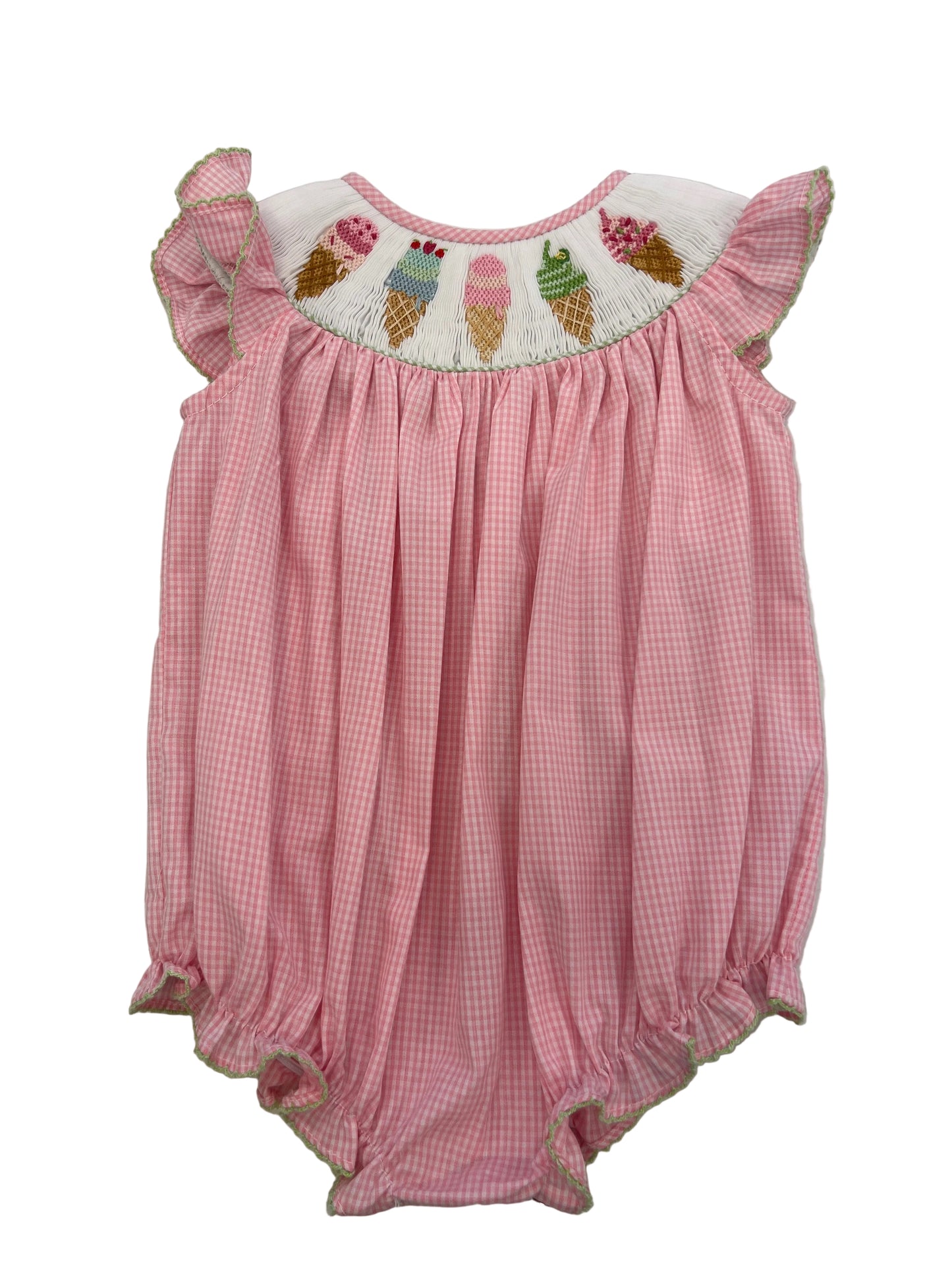 Ice Cream Smocked Bishop Bubble