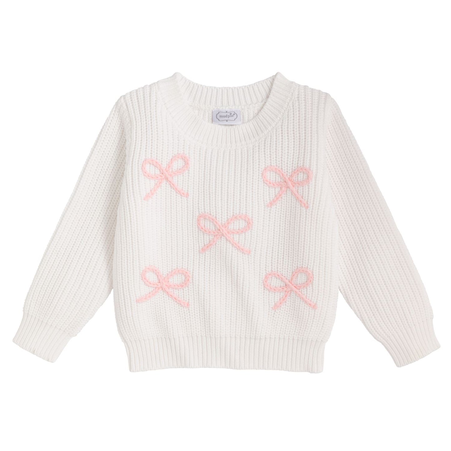 Bow Chainstitch Sweater