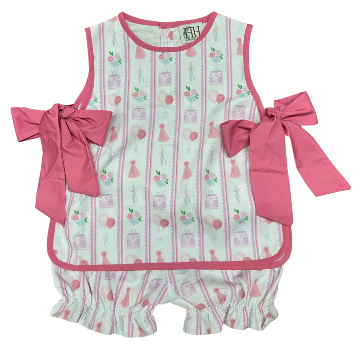 Girls Birthday Bloomer Set