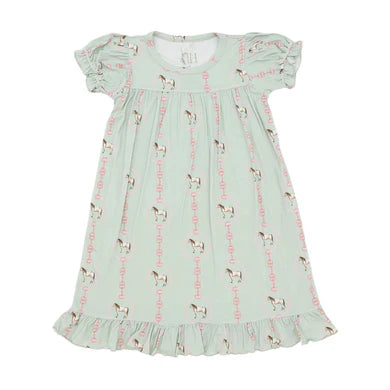 Green Horse Bridle Nightgown