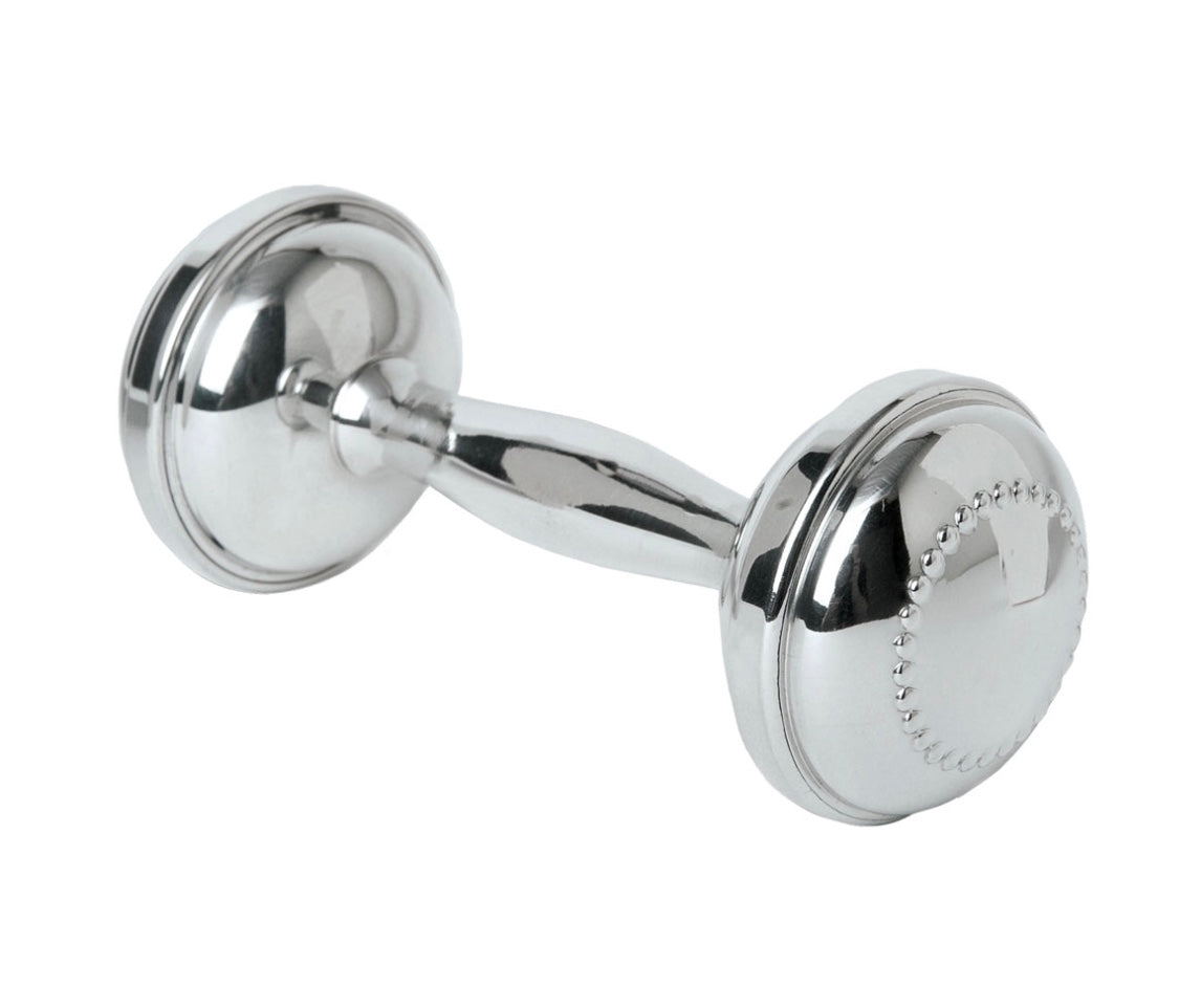 Dumbbell Rattle with Beading