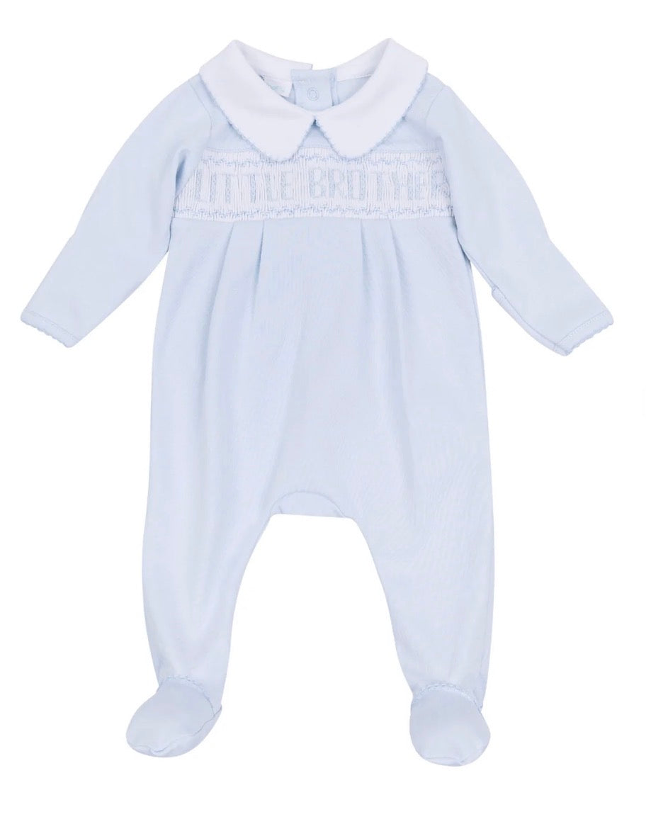 Little Brother Smocked Footie