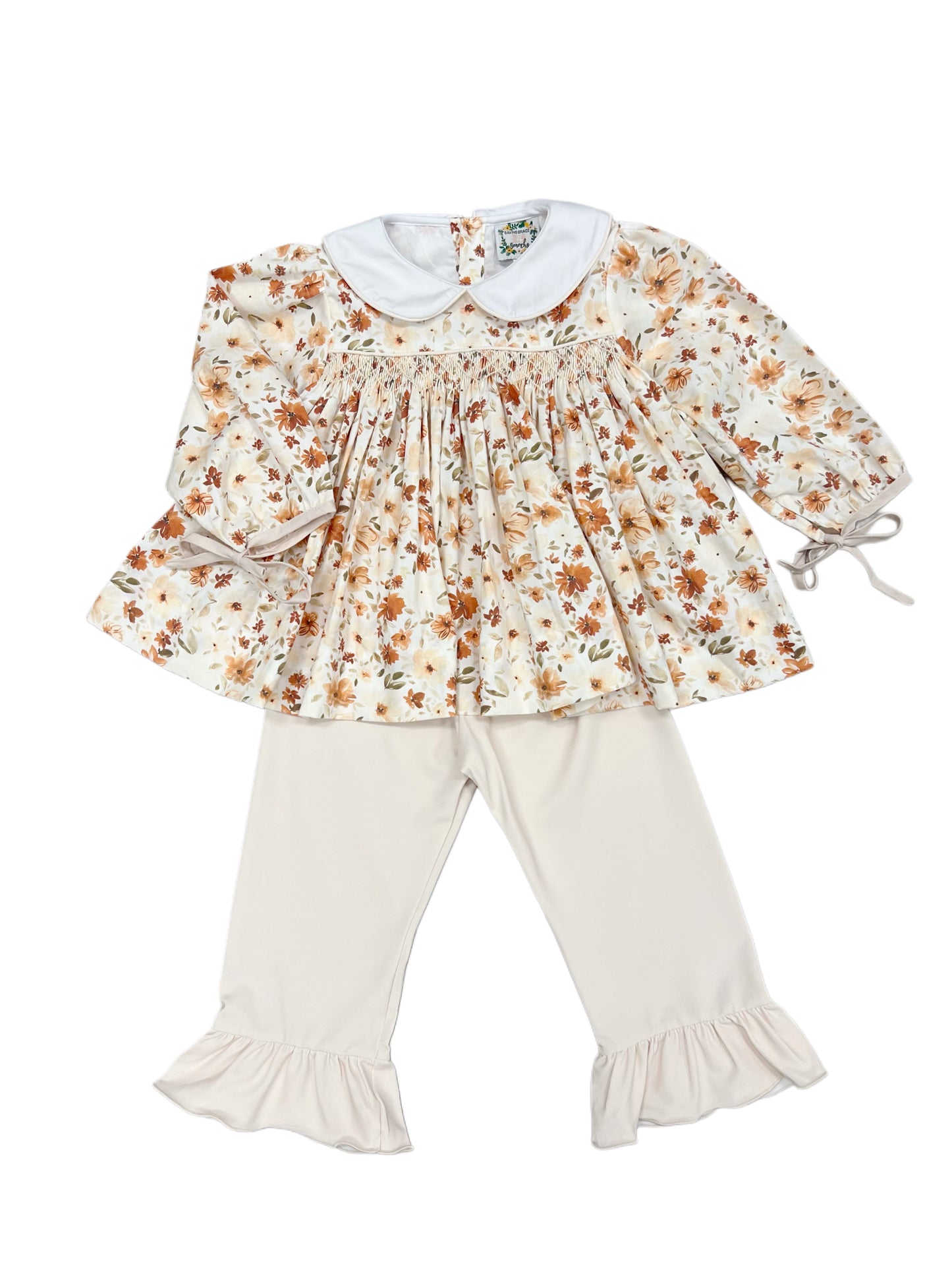 Fall Neutrals Girl’s Pant Set