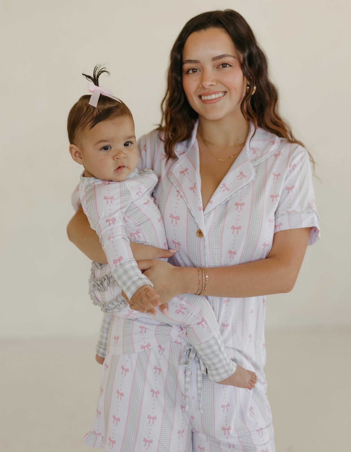 Gingham & Bows | Women's Pajama Set