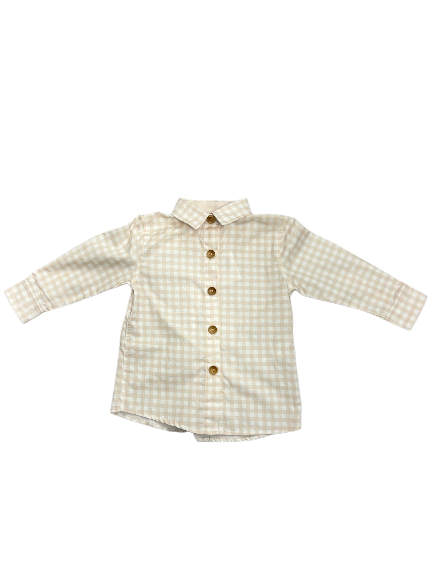 Fall Neutrals Boy’s Button Up