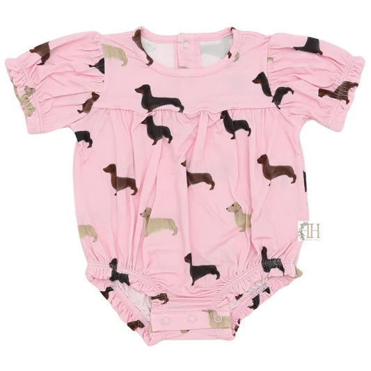 Girls Dachshund Bamboo Bubble