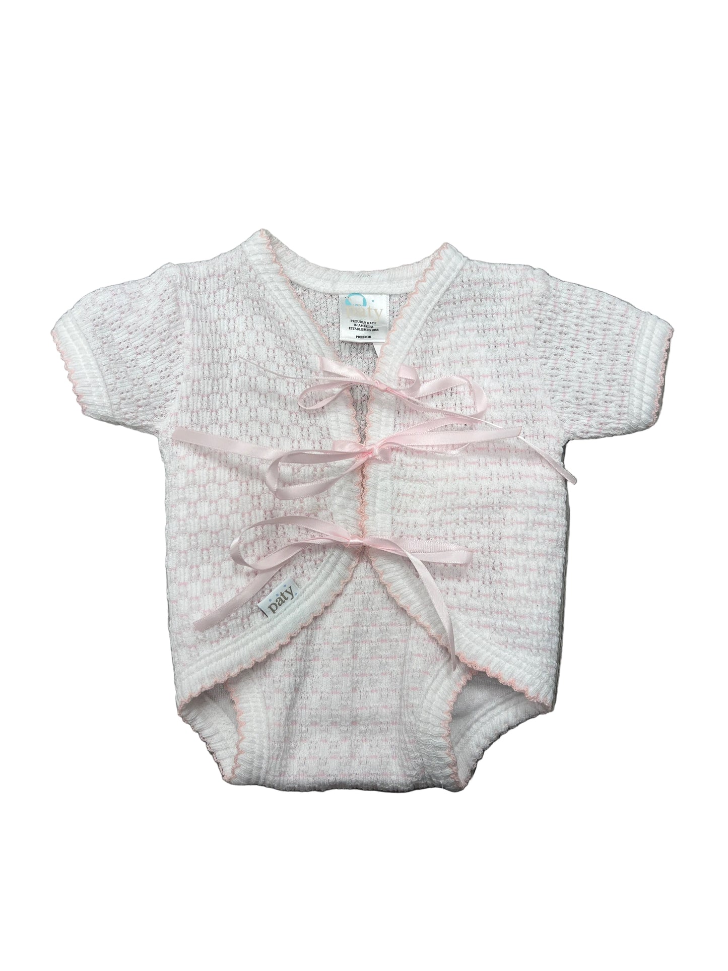 RIBBON TIE ONESIE