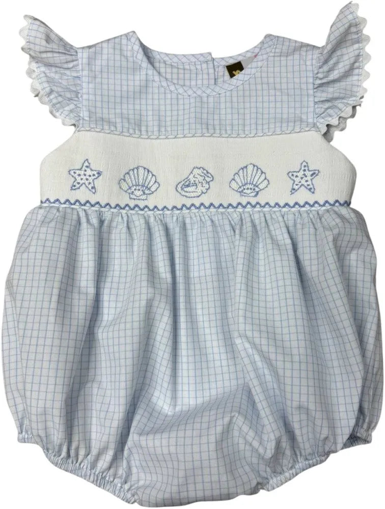 Seashell Smocked Bubble