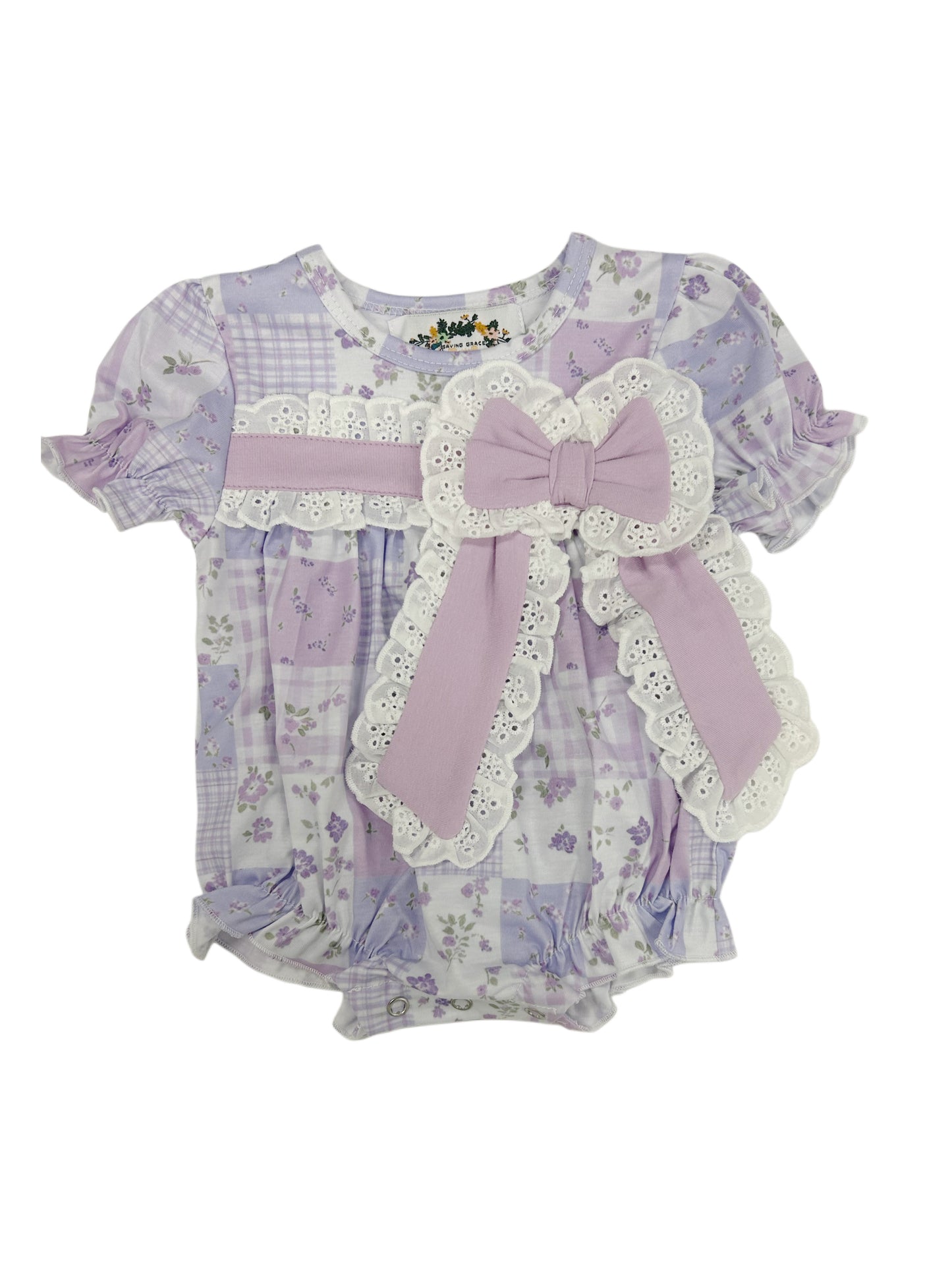 Girls Hallie Patchwork Bubble