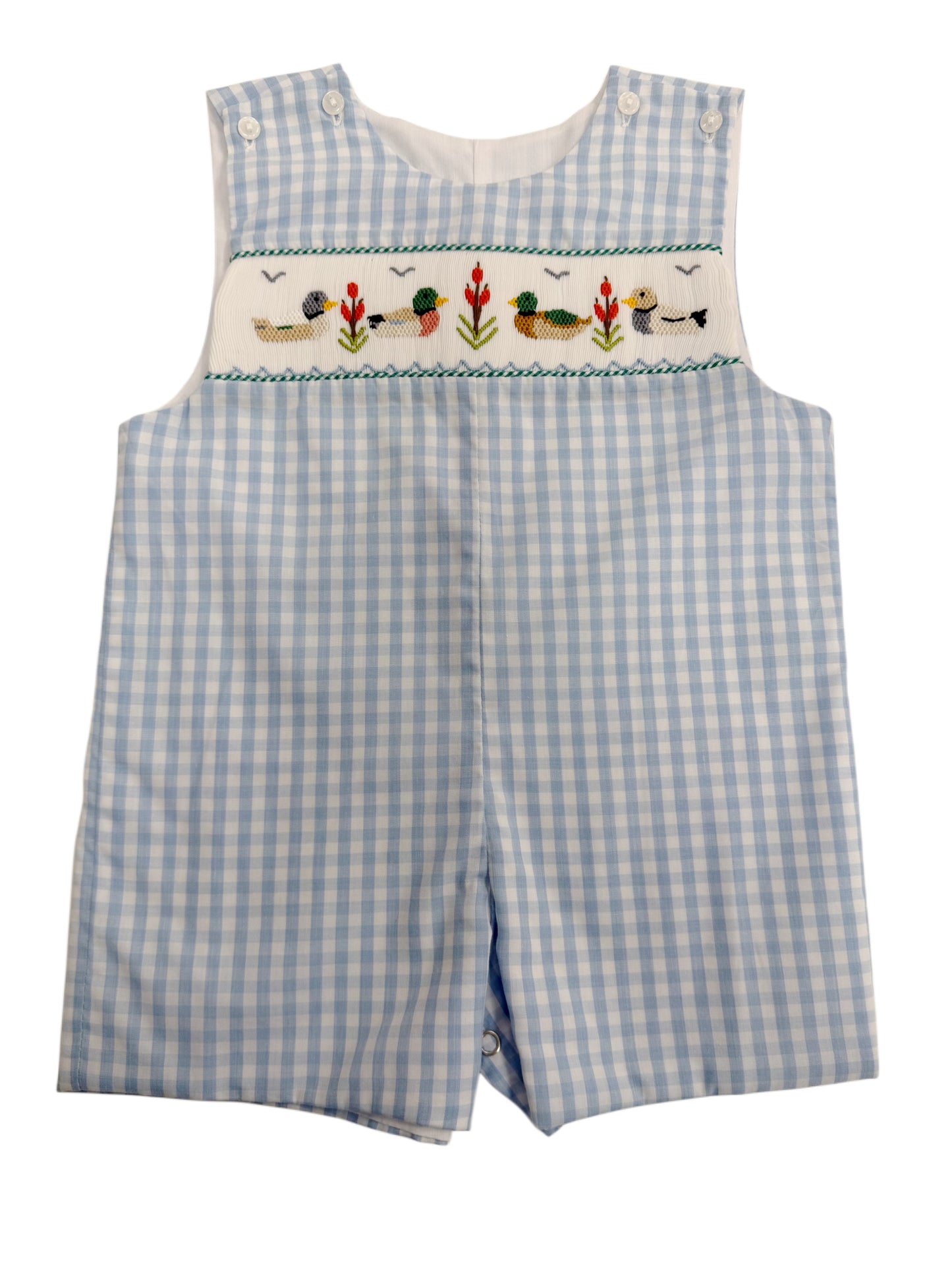 Mallard Duck Smocked Shortall