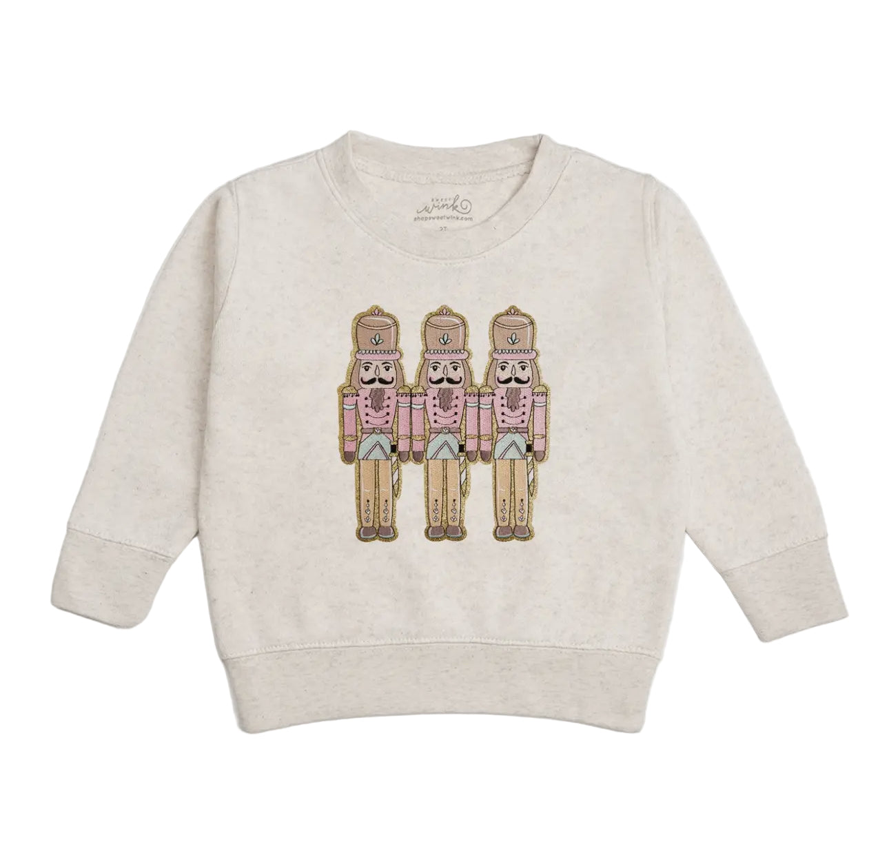 Pastel Nutcracker Patch Sweatshirt