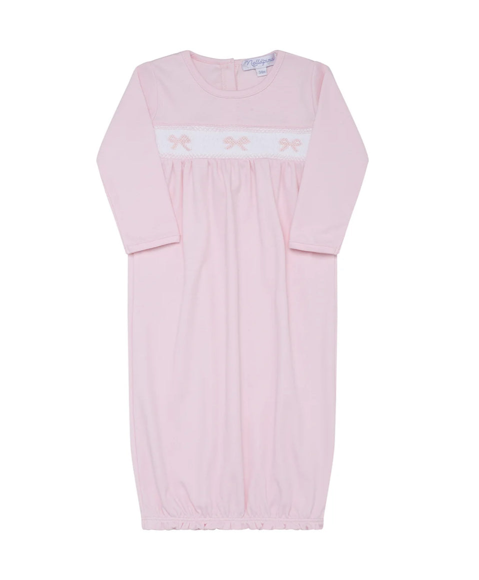 Bow Smocked Gown