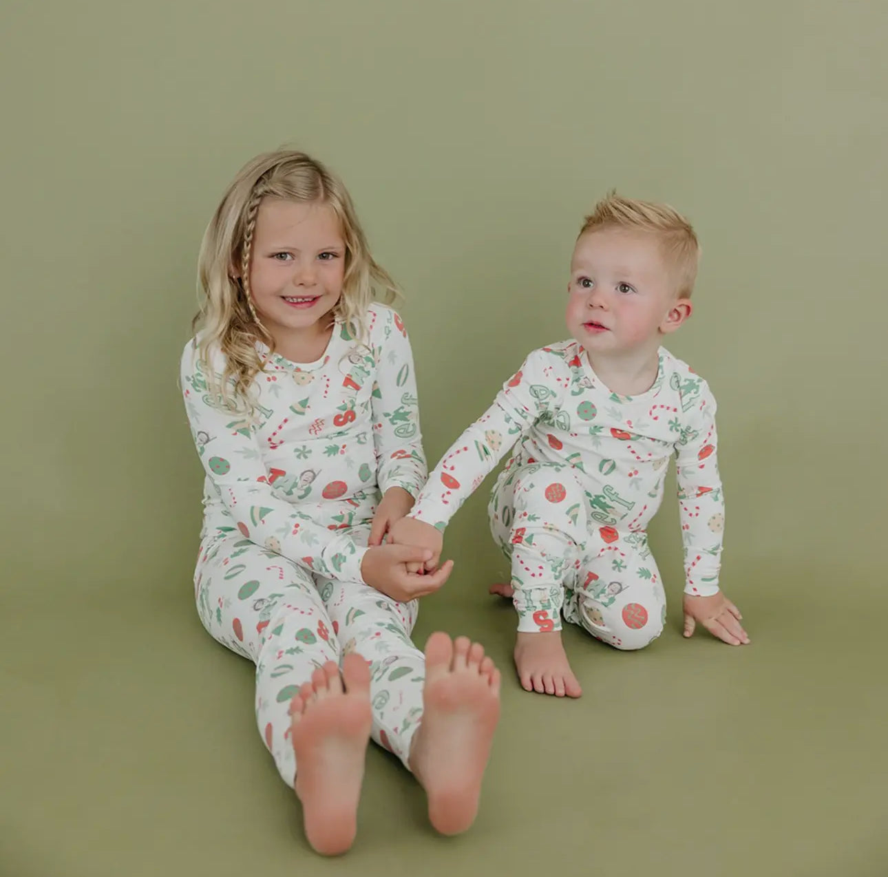 2pc Long Sleeve Pajama Set - Elf