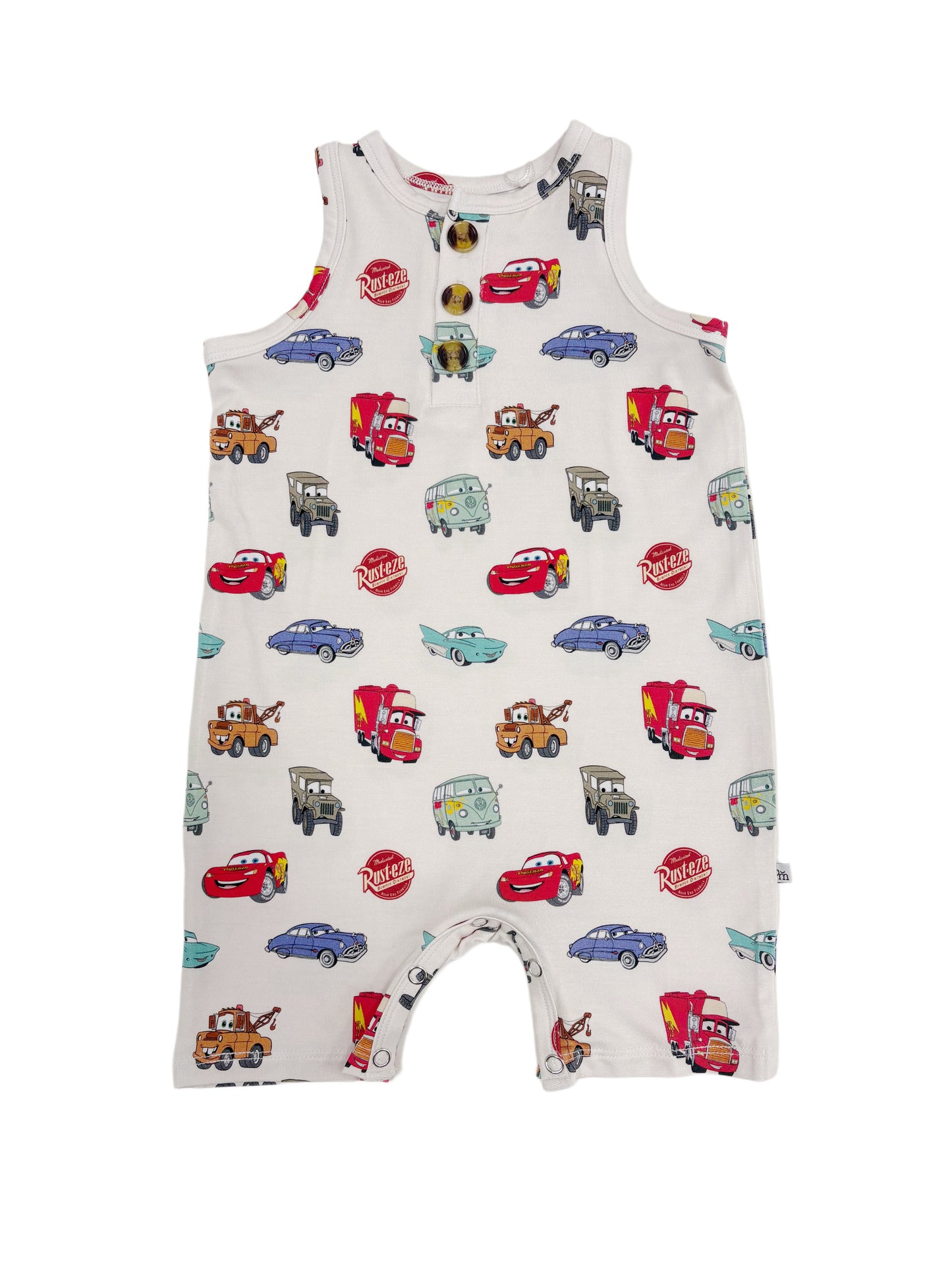 Cars | Button Tank Romper