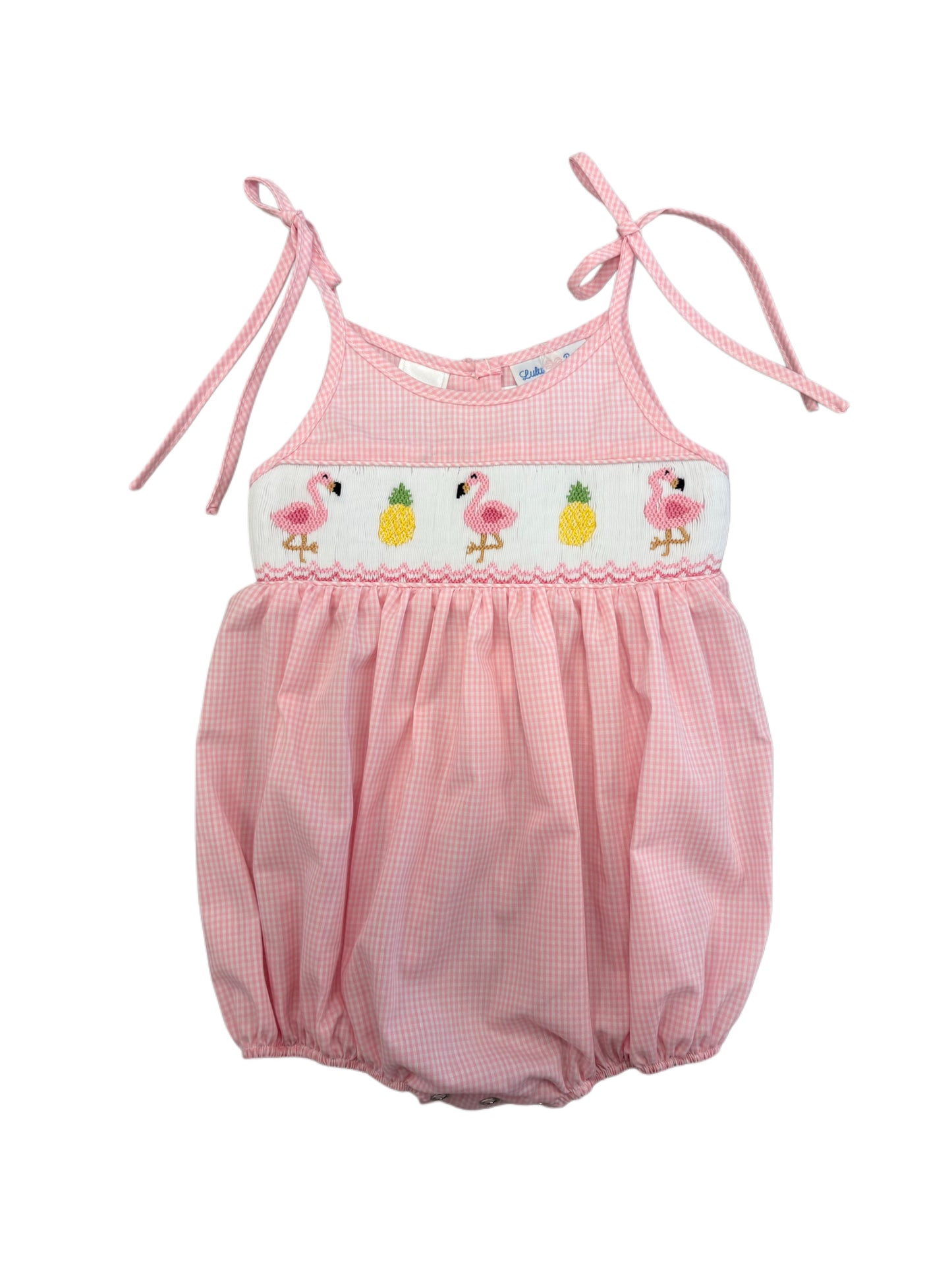 Joice Flamingo Smocked Bubble