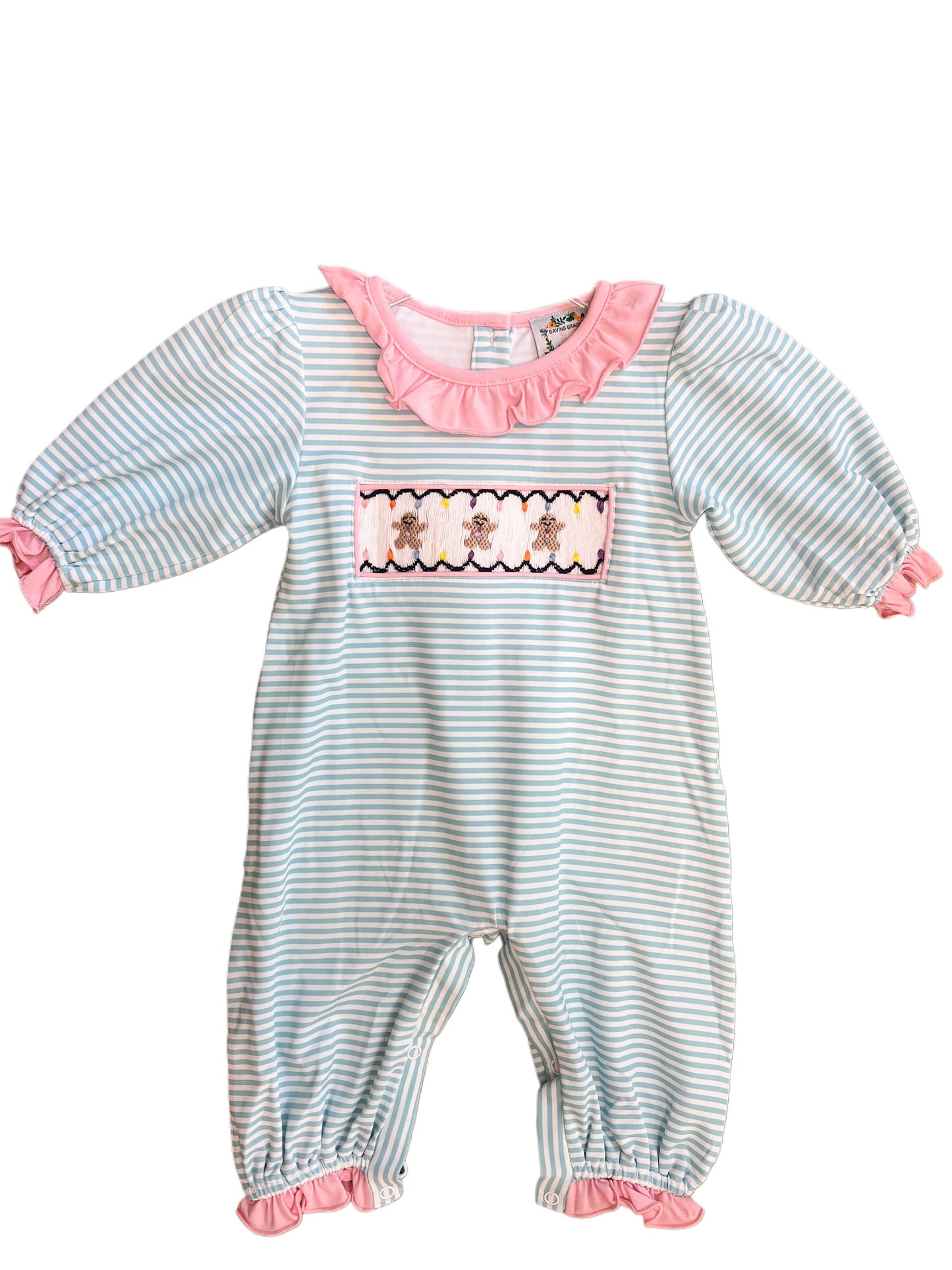 Gingerbread Goodness- Girls Romper