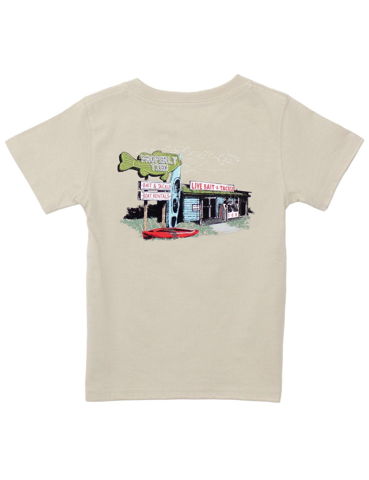 Boys Bait Shop Linen Tee