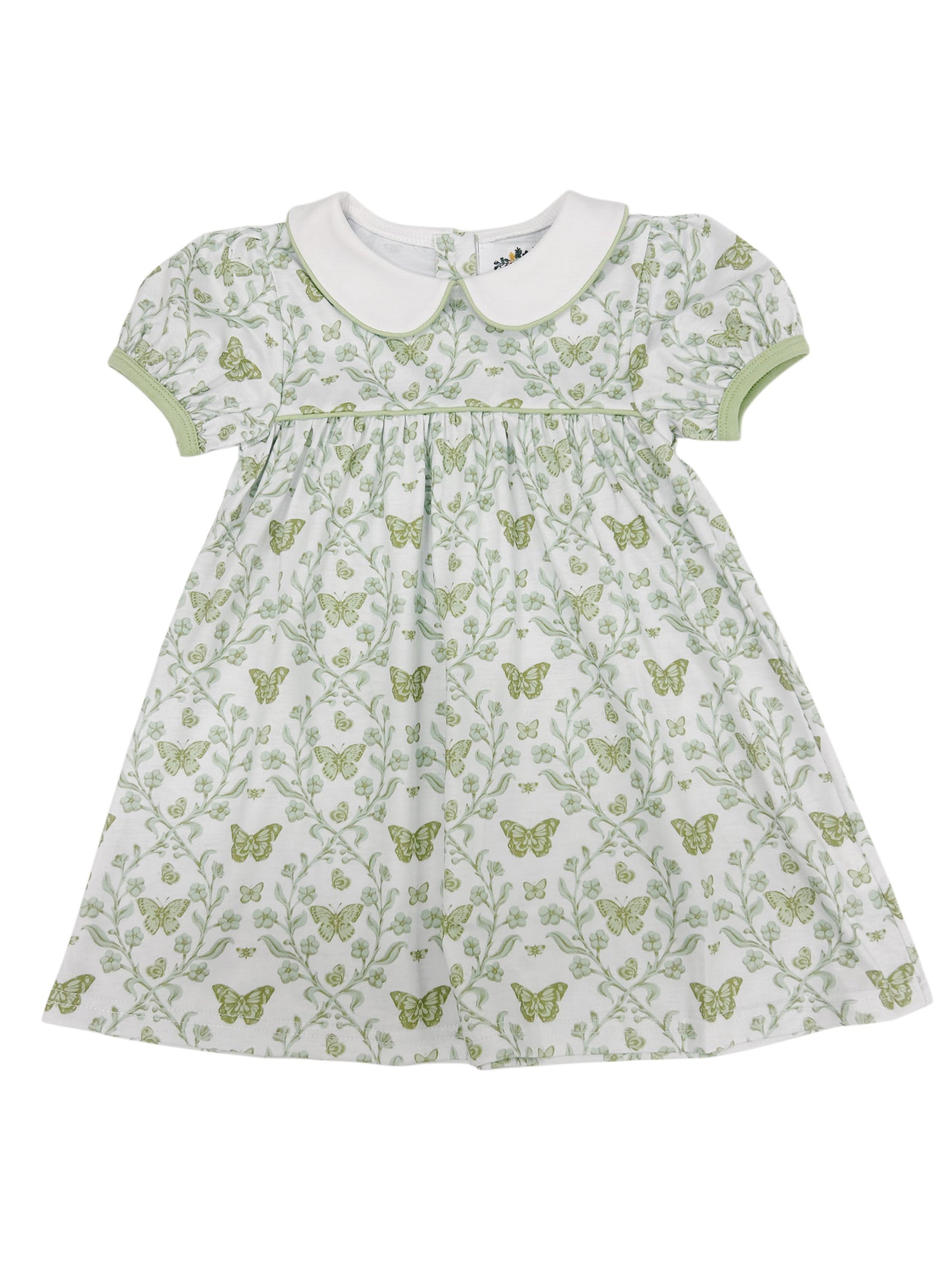 Girls Rosie Butterflies & Gingham Dress