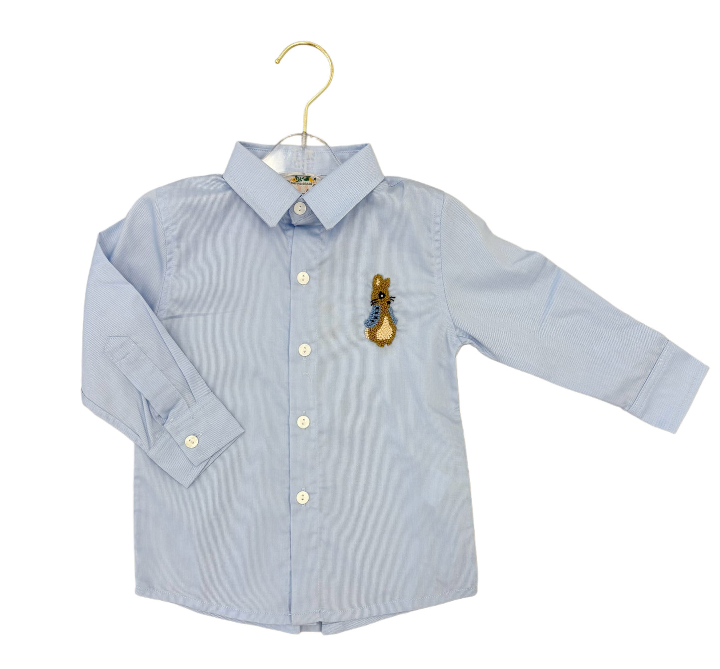 Boys Cottontail Button Up Shirt