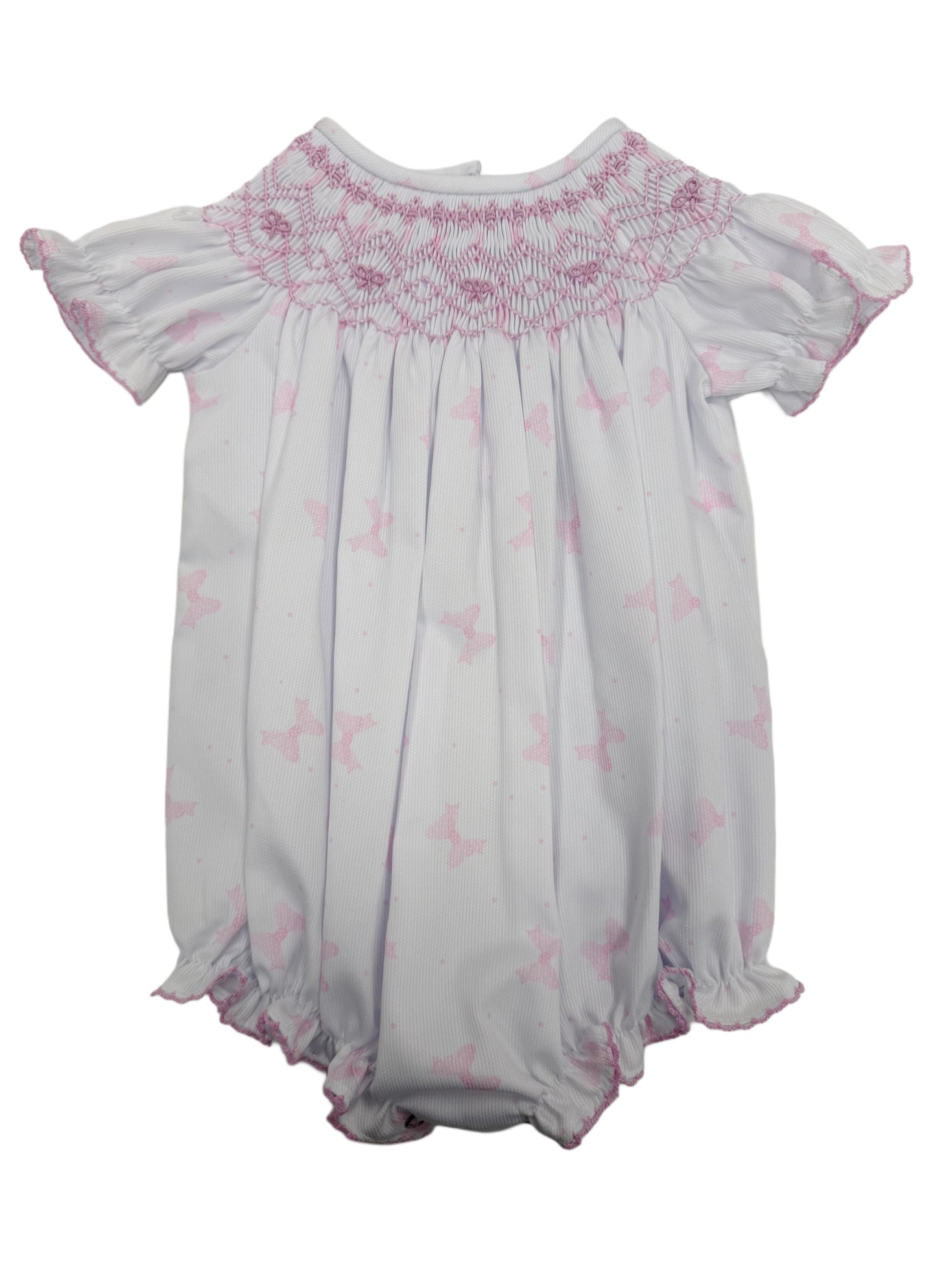 Bow Smocked Bubble