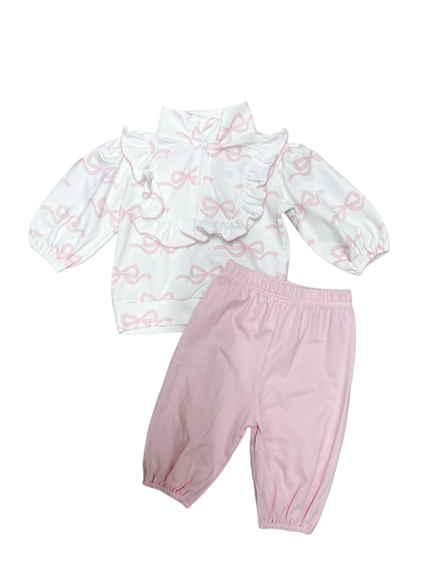 Bow Two Piece Sweat Set