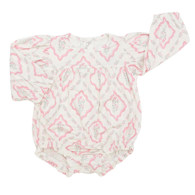 Girls Petite Bloom Long Sleeve Bamboo Bubble