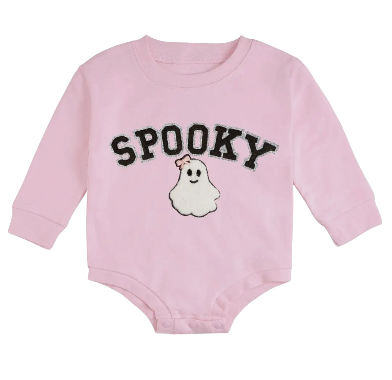 Spooky Patch Long Sleeve Bubble