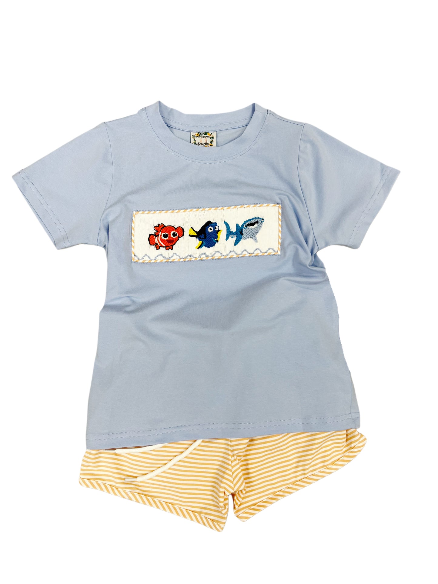 Boys Just Keep Swimming Short Set