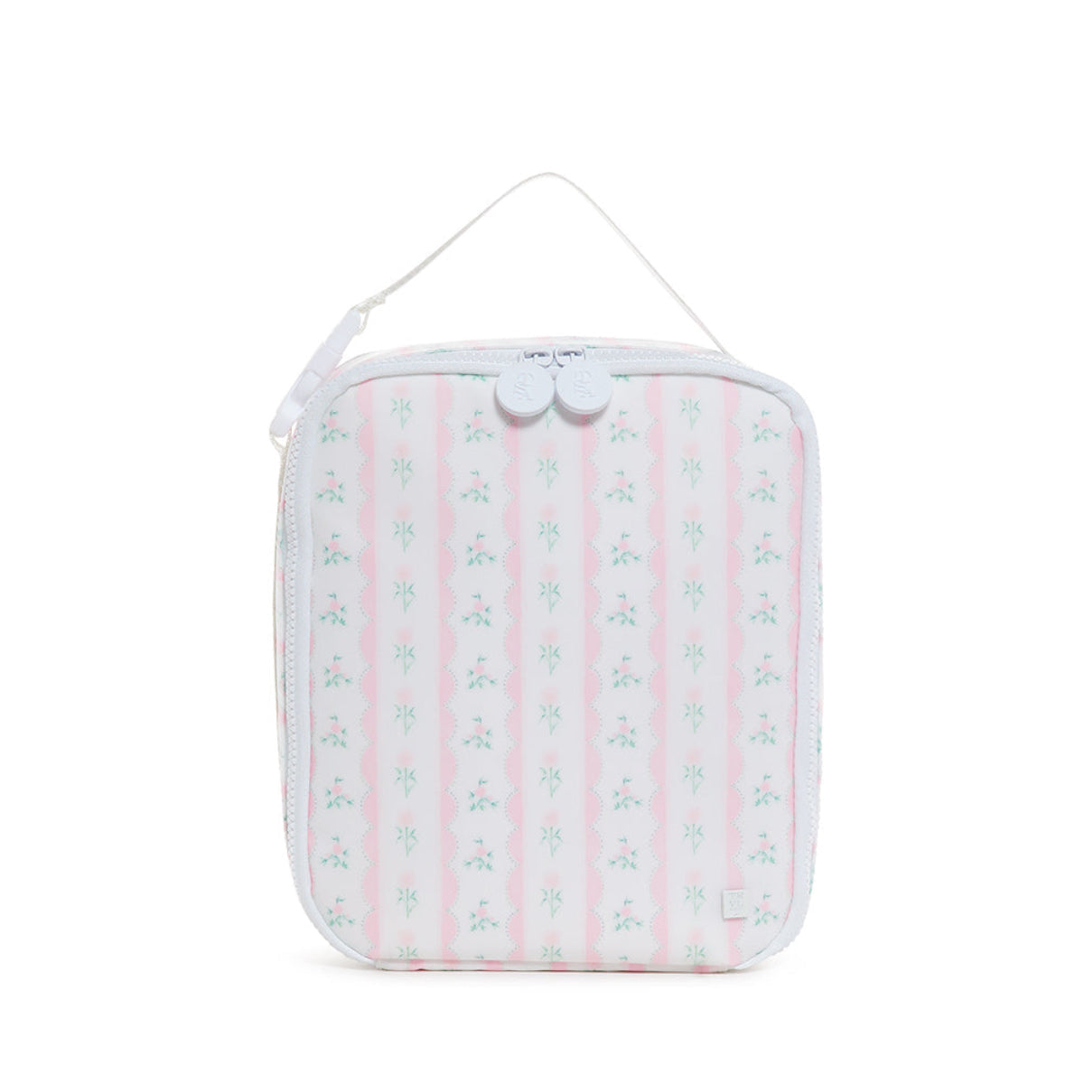 LUNCH BOX Insulated Lunch Bag - RIBBON FLORAL PINK