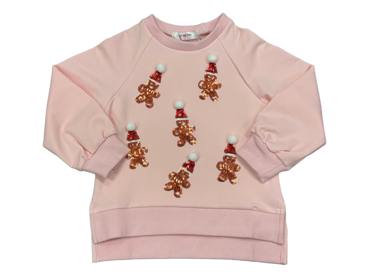 Sequin Gingerbread Top