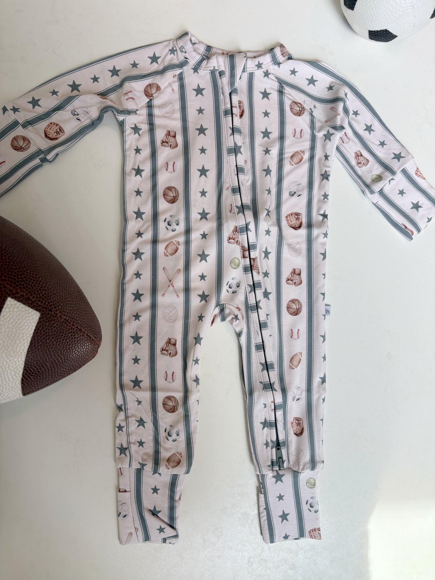 Little All-Starts Zipper Pajamas