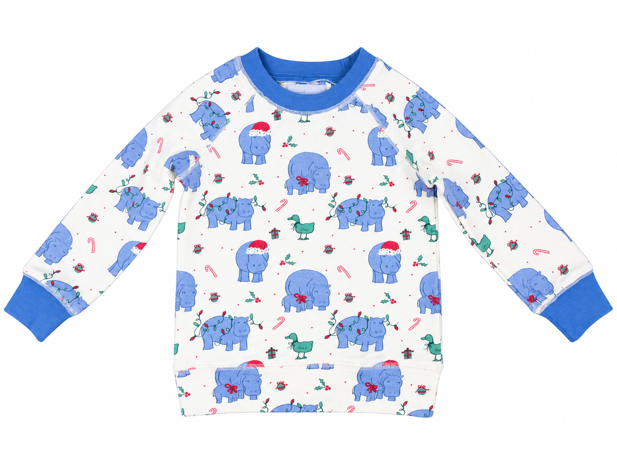 Campbell Crewneck- I Want a Hippopotamus for Christmas