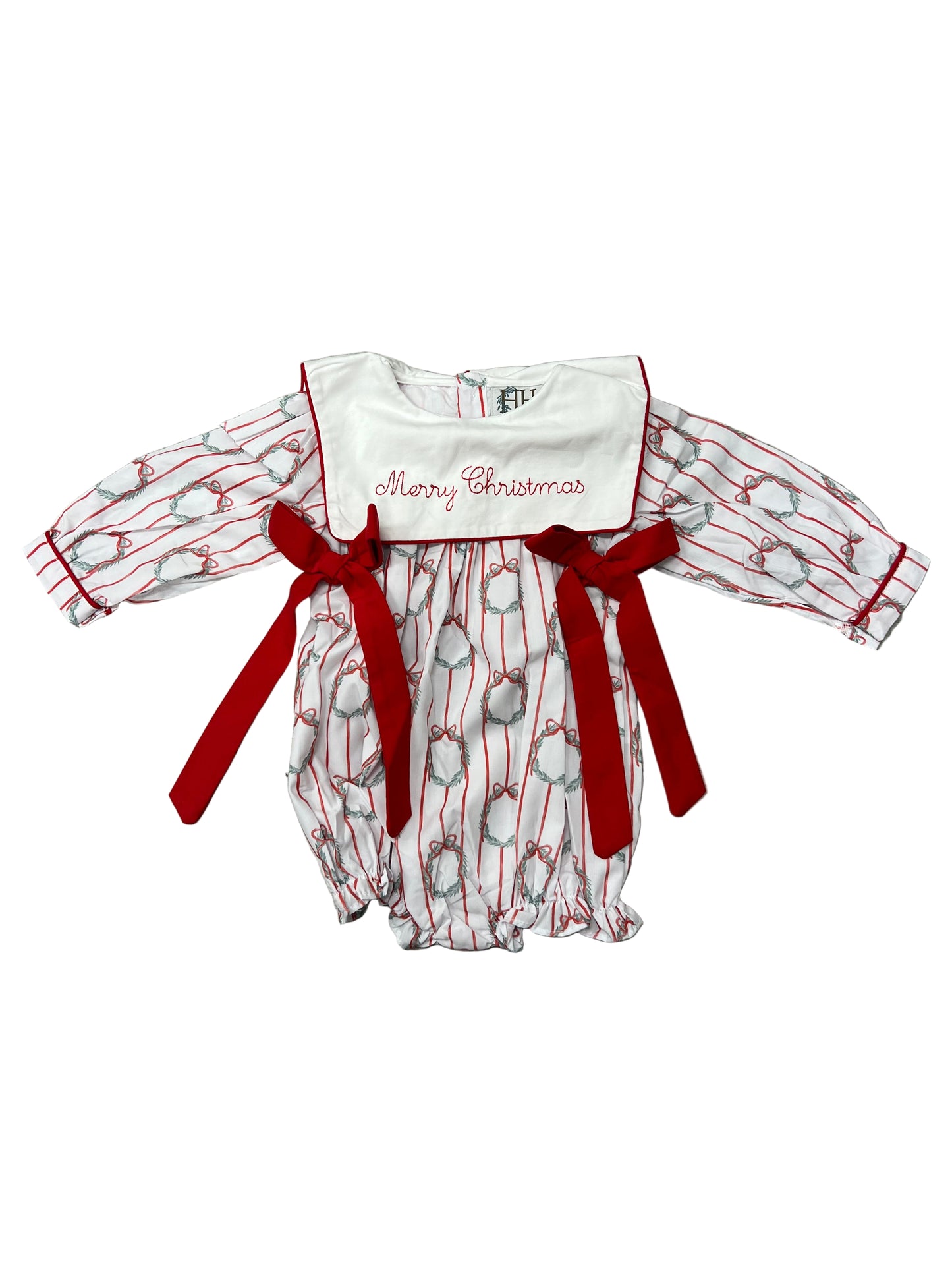 Red Wreath "Merry Christmas" Bubble