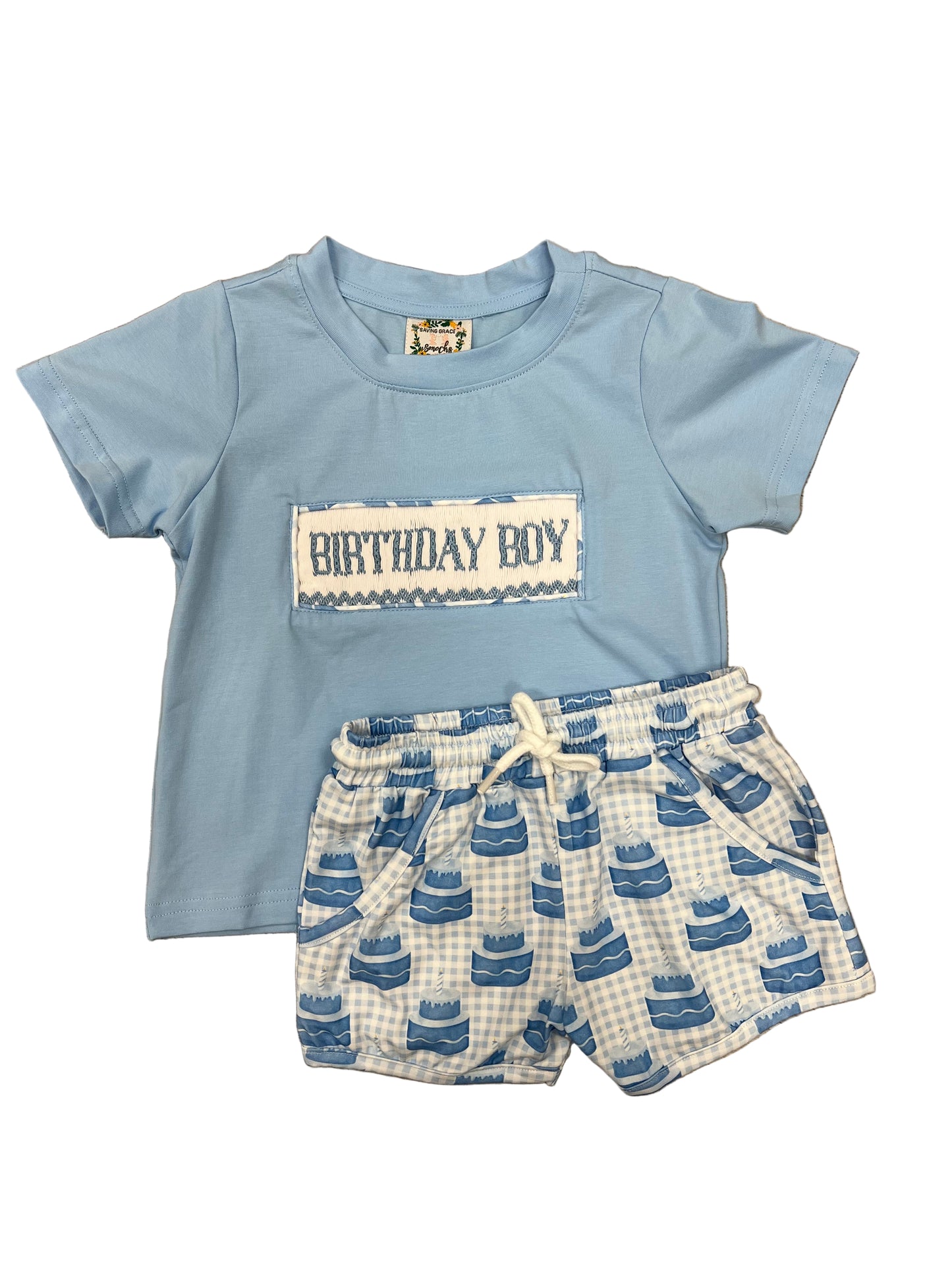 Happy Birthday Boy Short Set