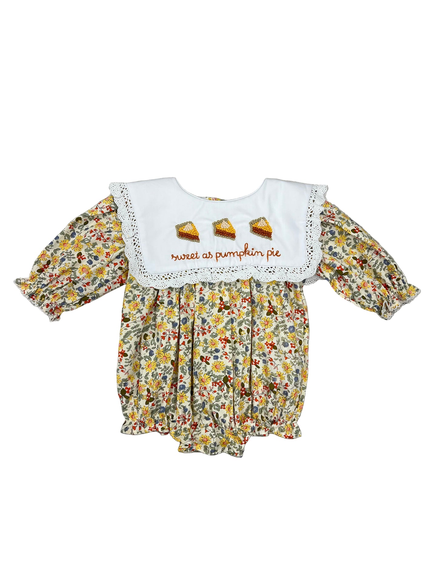 Sweet as Pumpkin Pie Girl Bubble