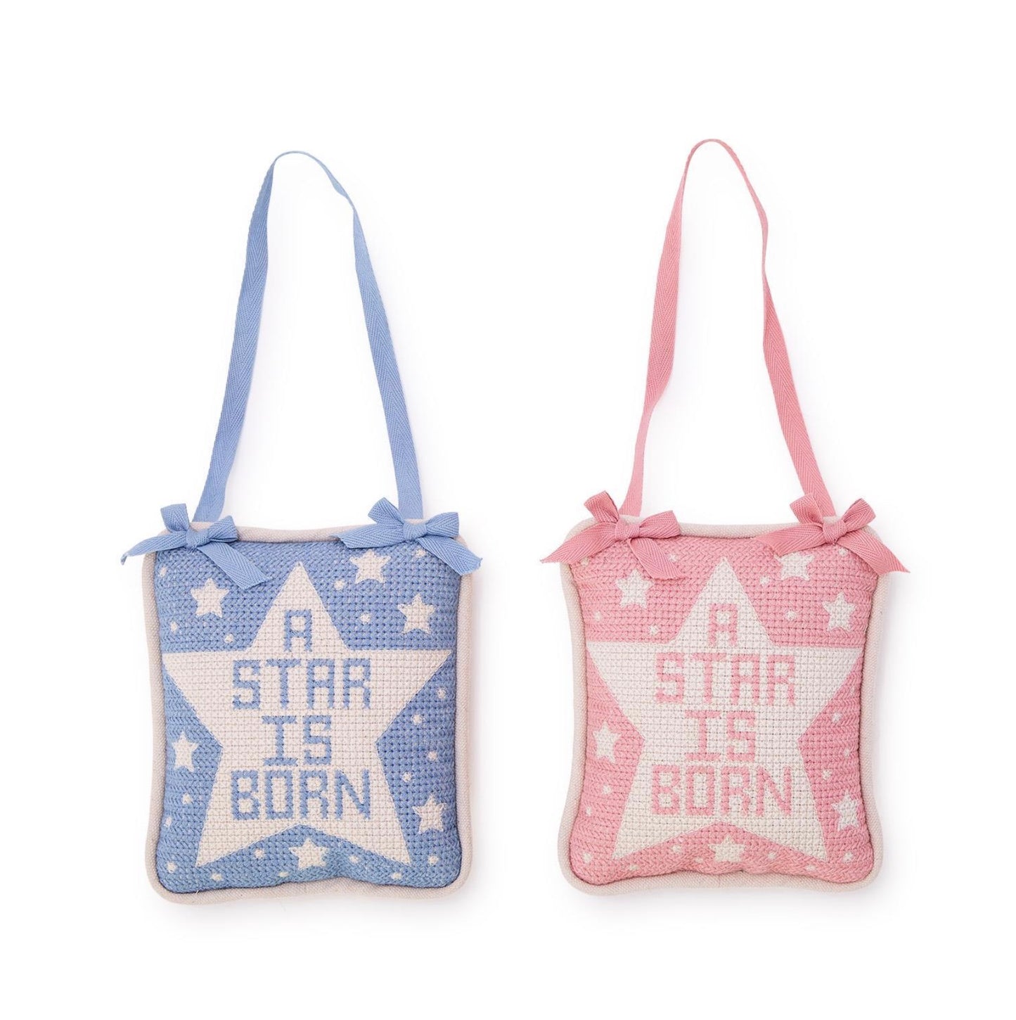 A Star is Born Embroidered Pillow Door Hanger Décor