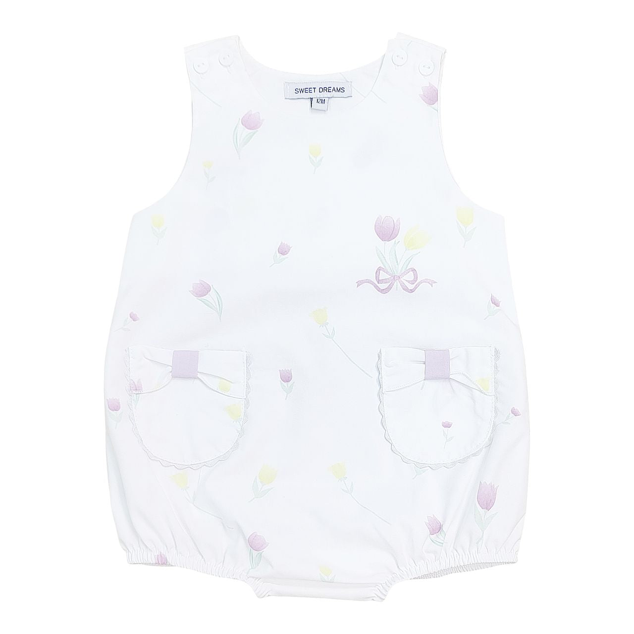 Purple Tulip Print Bubble
