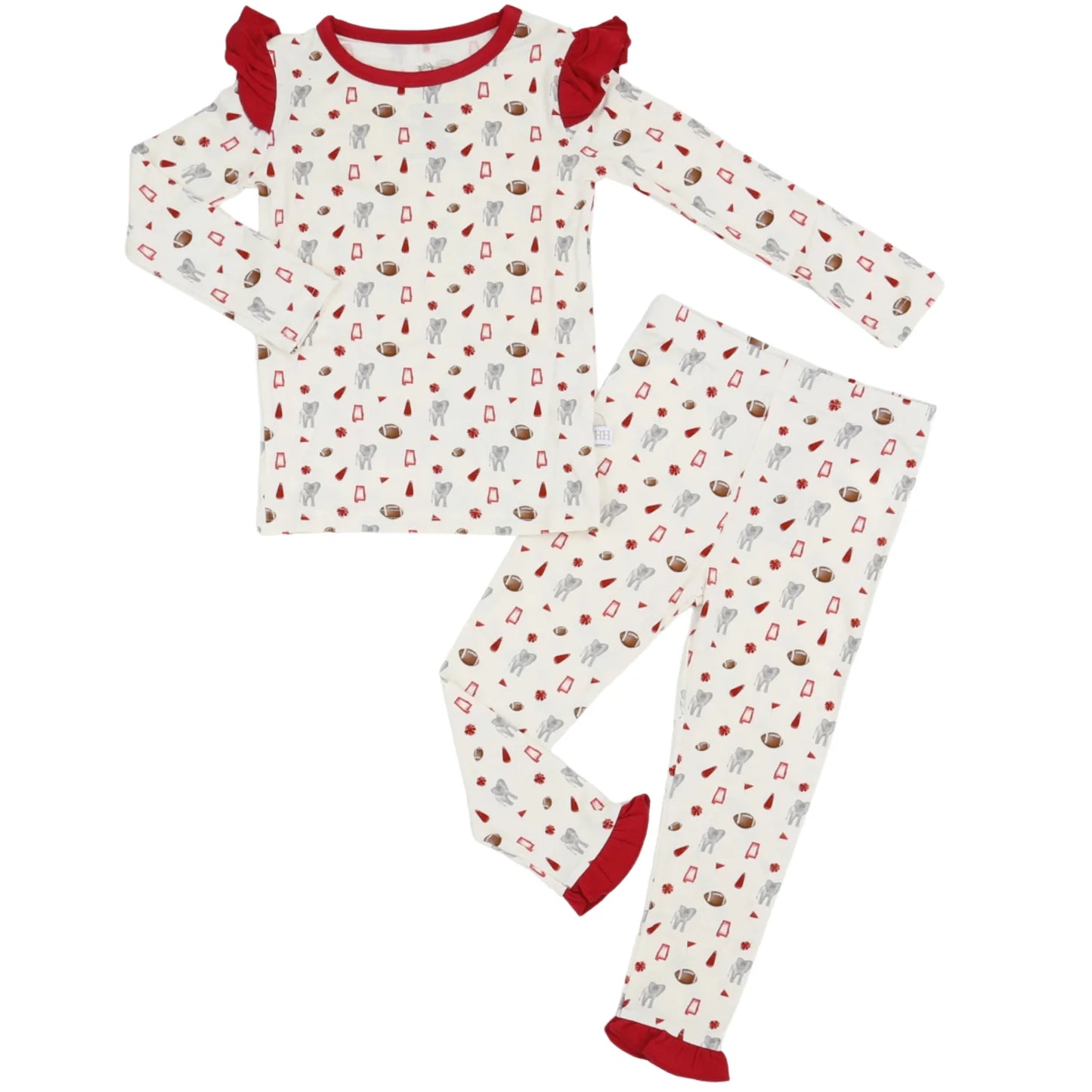Girls Elephant Loungewear Set