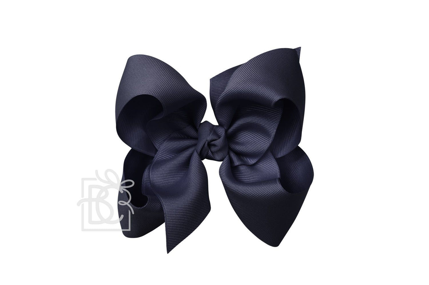 Signature Grosgrain Bow- Dark Navy