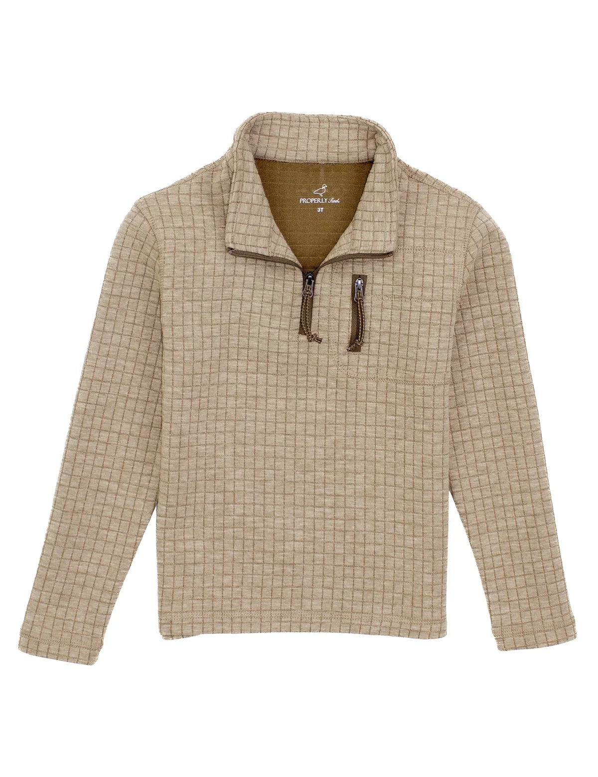 Boys Delta Pullover White Oak