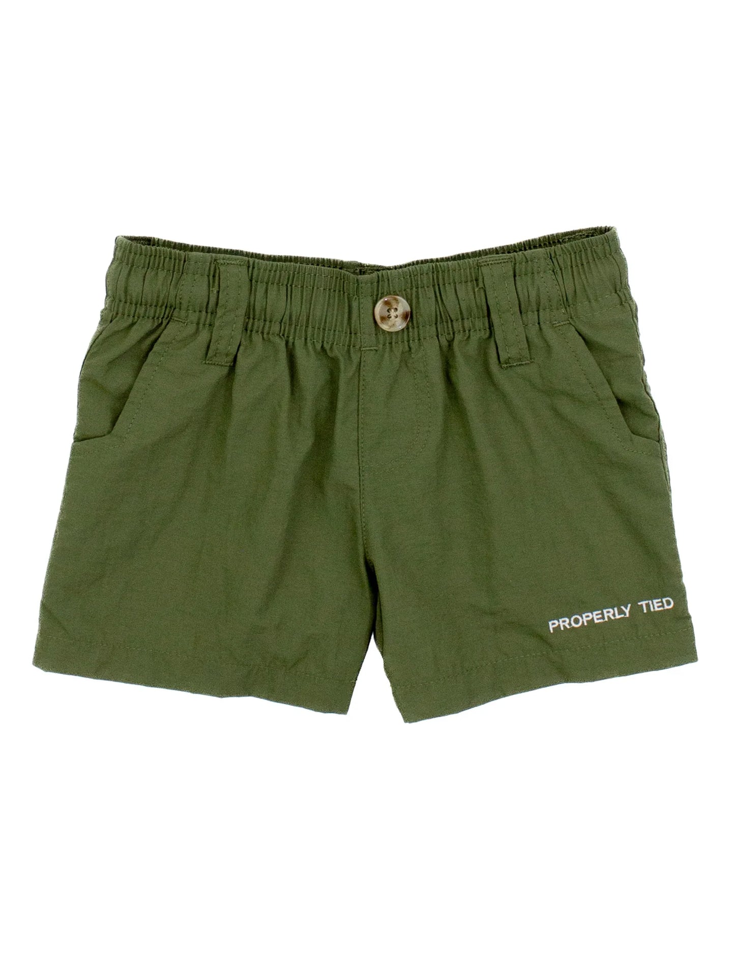 Boys Mallard Short- Olive