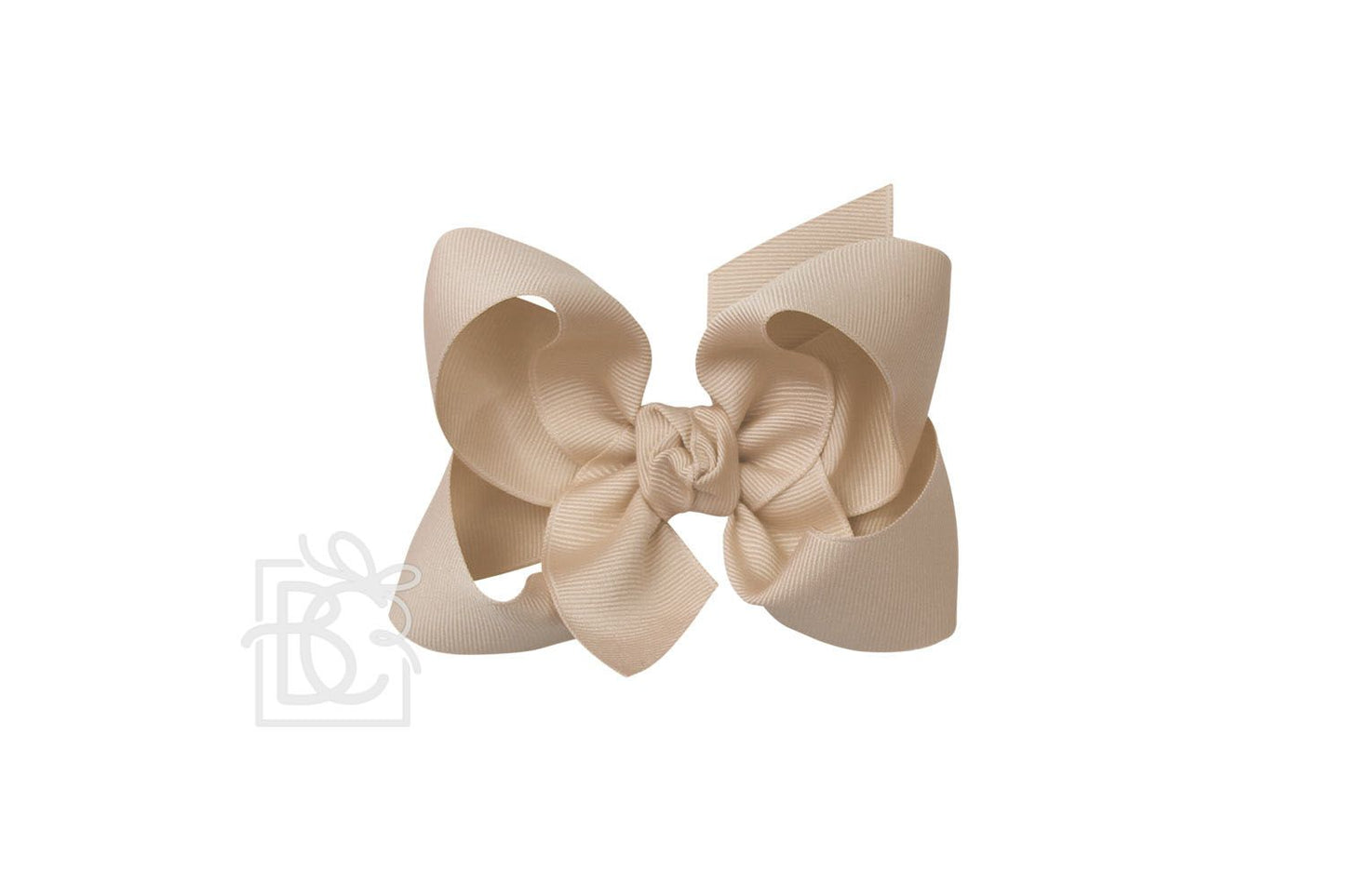 Signature Grosgrain Bow- Oatmeal