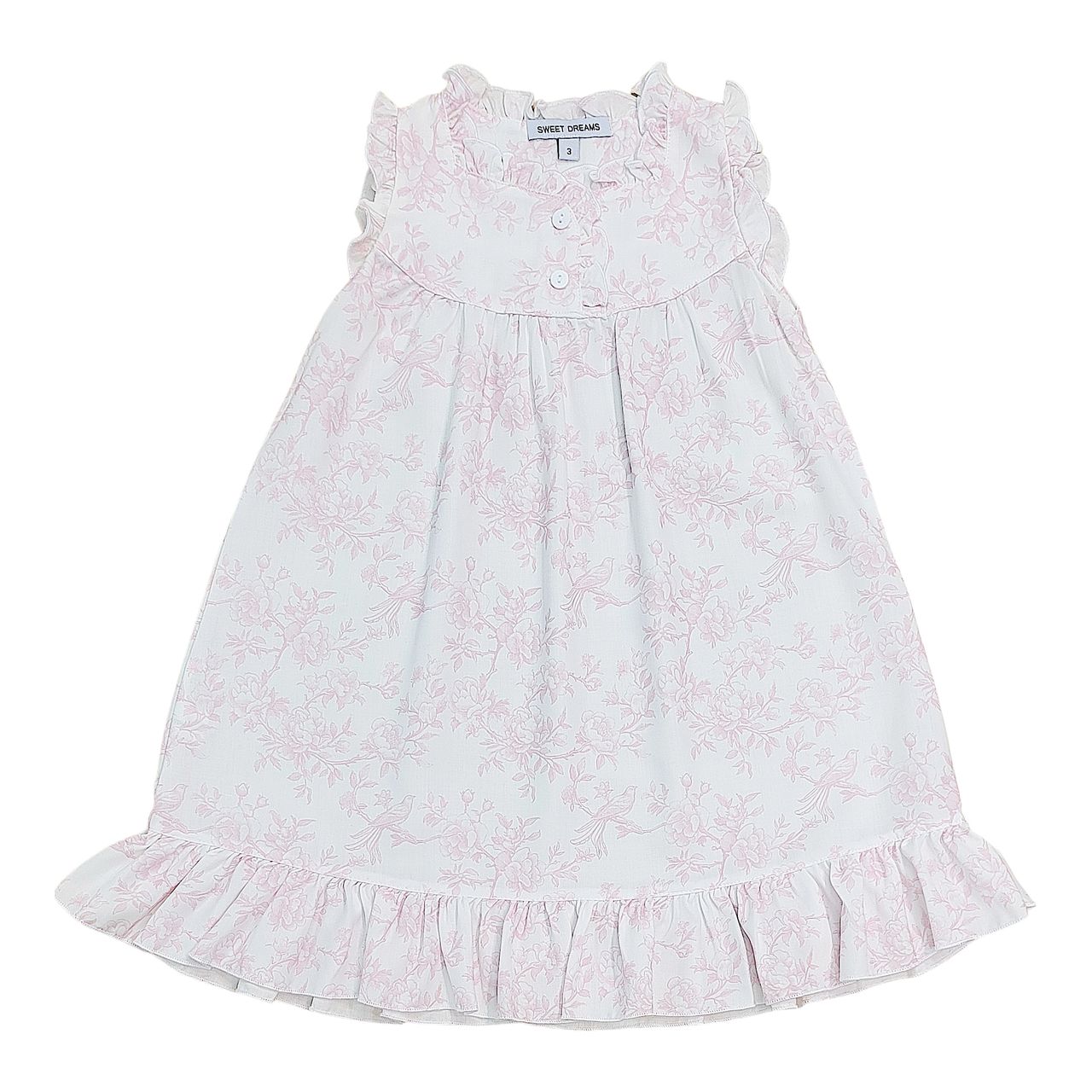 Victoria Pink Toile Print Gown