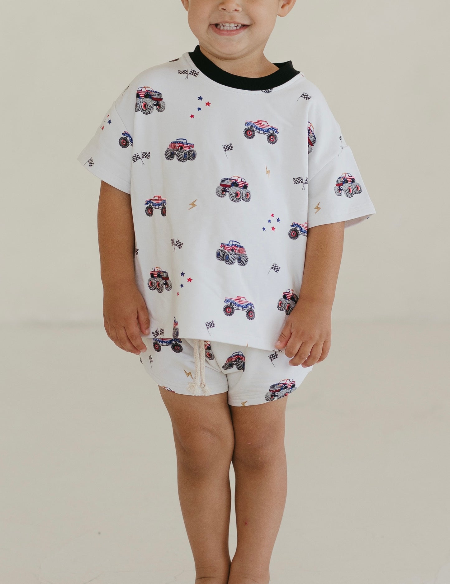 Red, White, & Vroom Short Set