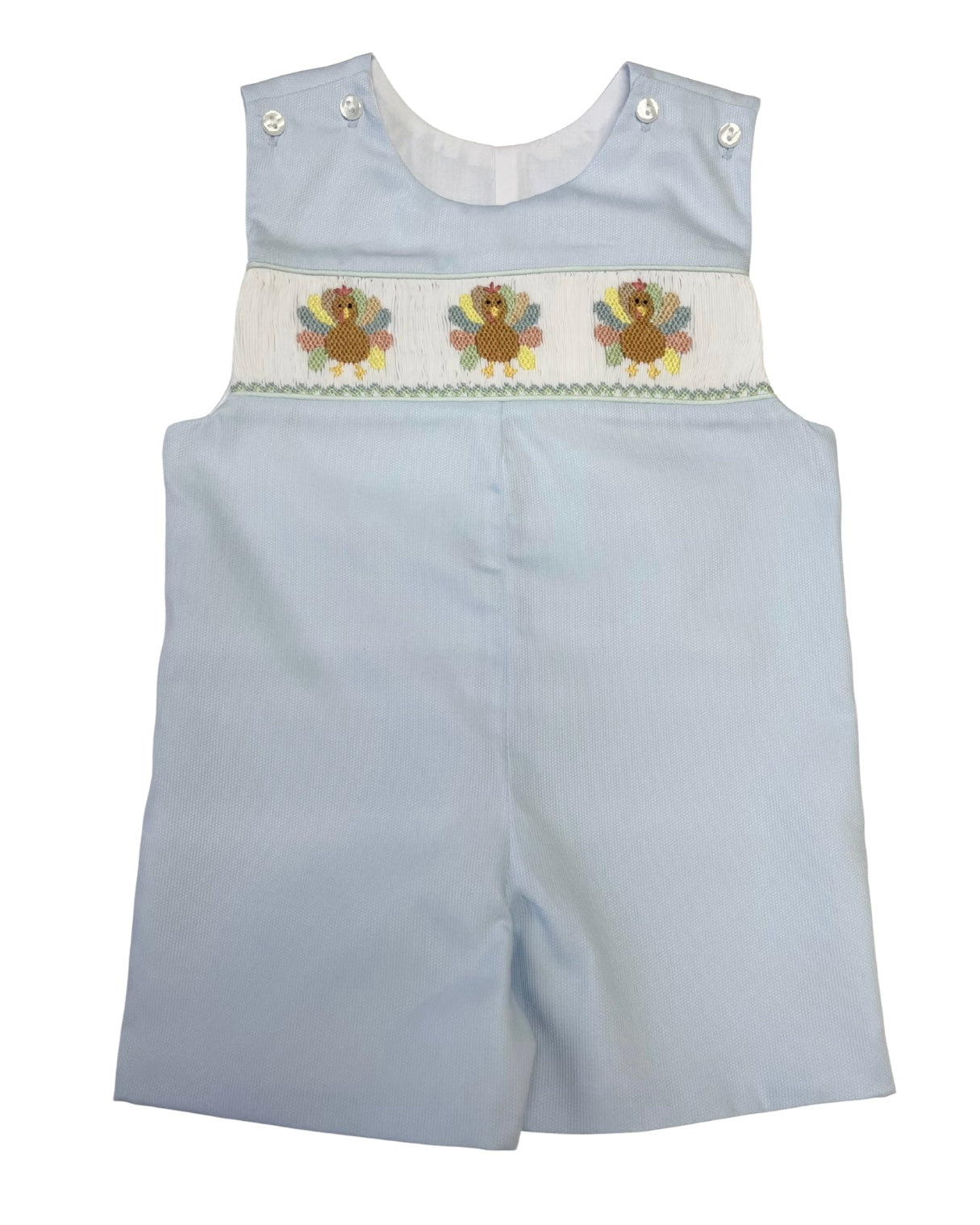 Turkey Smocked Shortall