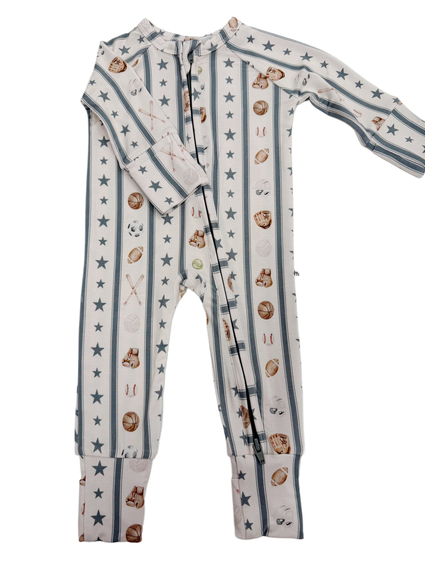 Little All-Starts Zipper Pajamas