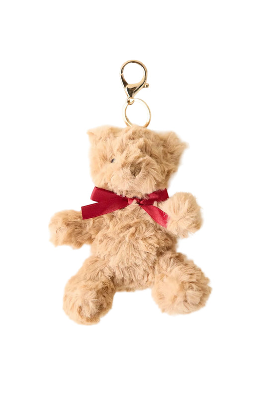 Huggie Bear Plush Bag Charm