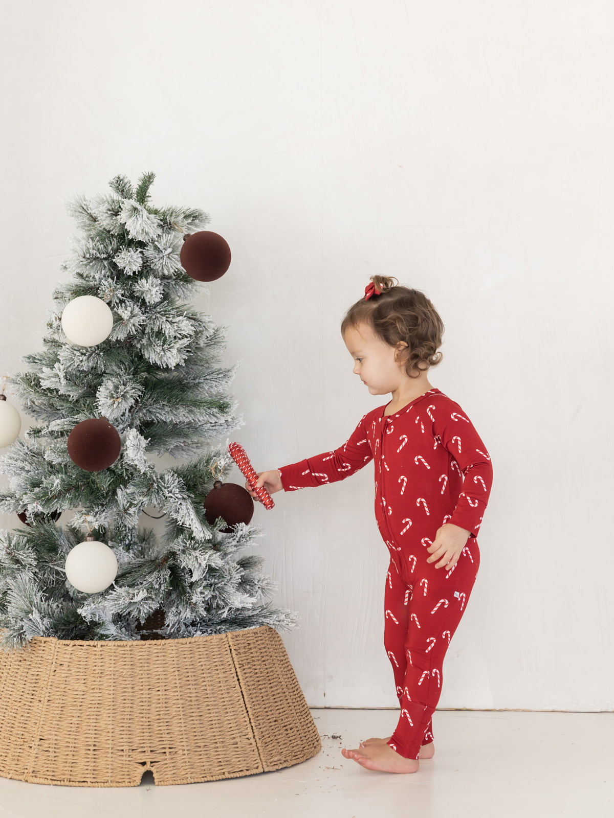 Candy Cane | Bamboo Zipper Pajamas