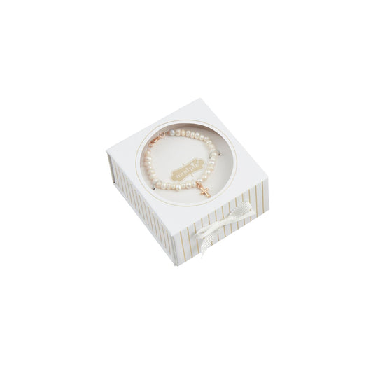 Gold Cross Bracelet